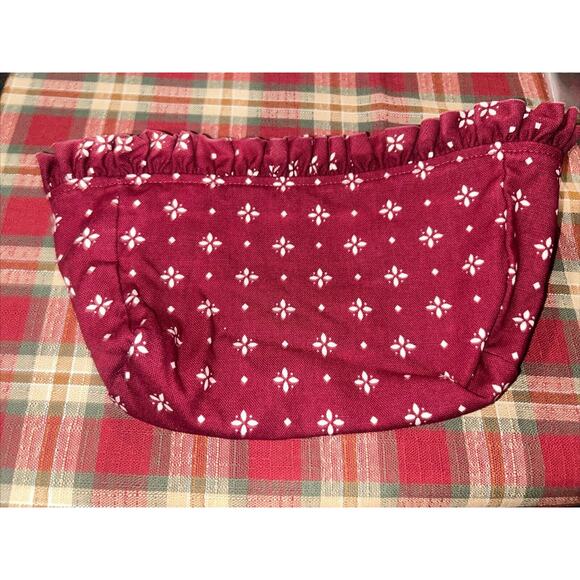 Longaberger Candle Med Key liner traditional red Fabric Stand Up - Picture 1 of 1